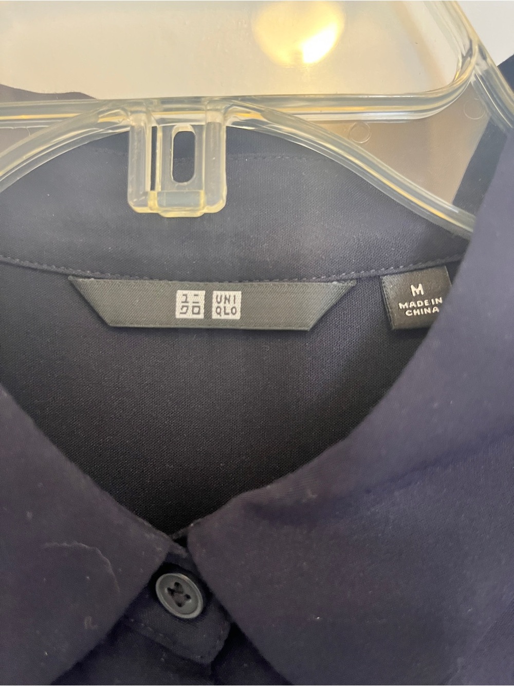 Never worn- UNIQLO Women’s Navy Blouse - Picture 2 of 5